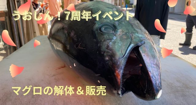 うおしん🐟マグロの解体販売